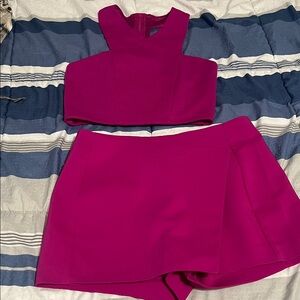 Express Vibrant Pink Two-Piece Set